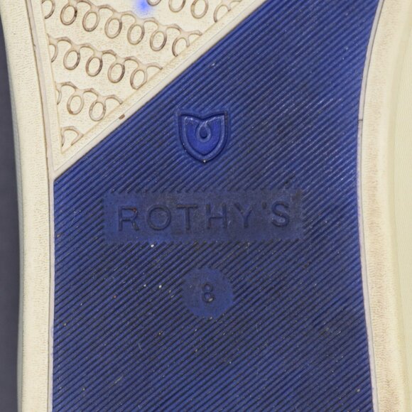 Rothy’s The Chelsea Boot Pull On High Top Sneaker Washable Shoe Mesh Navy Blue 8 - Picture 10 of 13